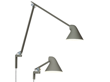 NJP - LED adjustable aluminium wall lamp by Louis Poulsen - view 3